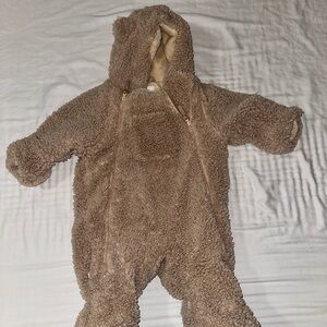 Cozy Brown Kids Snowsuit